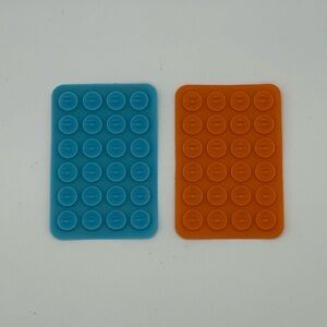 Orange and Blue Suction Grip Mount Set